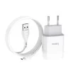 Incarcator de retea Hoco C73A Glorious + Cablu Micro USB (2.4A) [White]